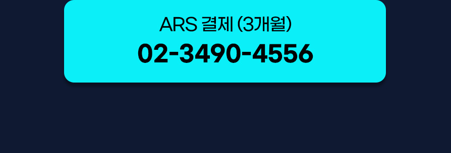 ARS 결제 (3개월)